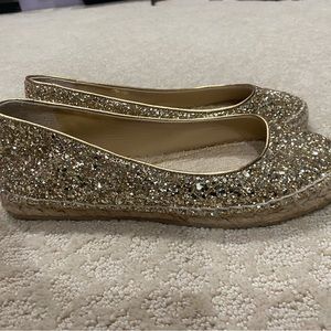 Jimmy Choo Glitter Espadrilles